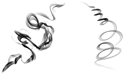 Obraz premium Realistic smoke PNG isolated on transparent background, editable vector illustration for photo overlay, digital artwork, and graphic design effects