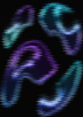 Abstract chrome metallic waves with motion blur, neon gradient, and fluid shine. Smooth light trails create a dynamic futuristic look, ideal for modern digital design.