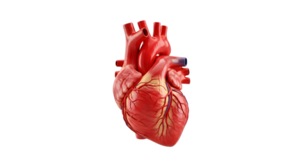 Anatomy of the heart. 