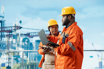 Offshore installation manager and worker manage maintenance systems, scheduling infrastructure...