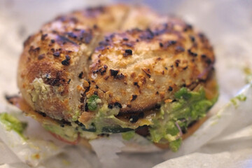 baggels as typical usa bread breakfast