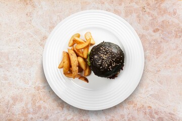 Tasty fresh Beef burger with fresh vegetables,