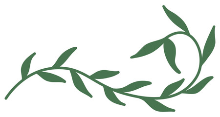 Botanical Border Element