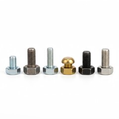 Bolts and Nuts Connection Isolated