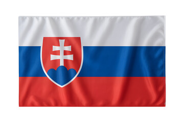 Slovakia's national flag waving, symbolizing patriotism, independence, and rich culture perfect for travel blogs and historical content