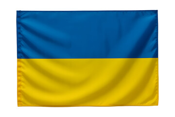 Vibrant Ukrainian flag waving proudly, symbolizing national pride and enduring spirit for global representation and support