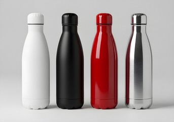 Modern Stainless Steel Water Bottle — Reusable Insulated Metal Thermos for Eco-Friendly Hydration and Sustainable Lifestyle