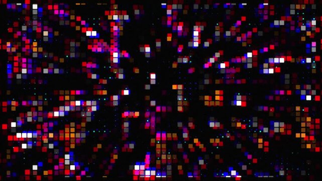 Neon, art and abstract illustration of lights against a digital background for energy, movement and glow. Creative, flow and pink pattern for speed, vibration or growing, networking or digital effect