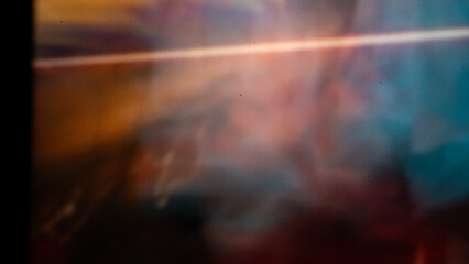 Fototapeta premium Abstract colorful light and smoke background