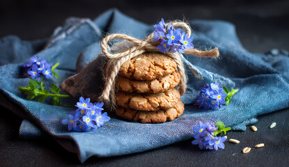 Homemade Keto Cookies Rustic Style for Holiday Baking, School Events, and Craft Sales	