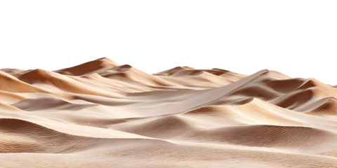 Expansive desert dunes sculpted by wind create a serene, minimalist landscape perfect for travel or nature themes