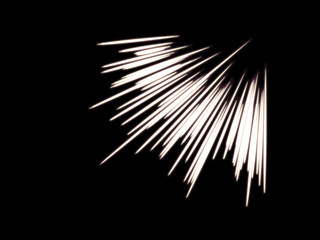 眩しい　光　集中線　白光り　エフェクト