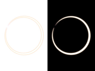 円　エフェクト　光　PNG