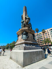 Barcelona, Spain, May 28, 2025, Walk around the center of Barcelona.