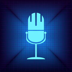 Vector illustration on a blue background