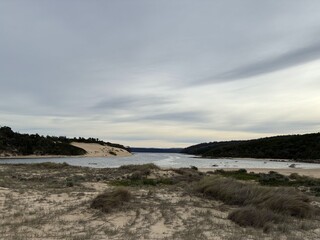 Dock Inlet Coastal Scene in Cape Conran Coastal Park, Victoria, Australia