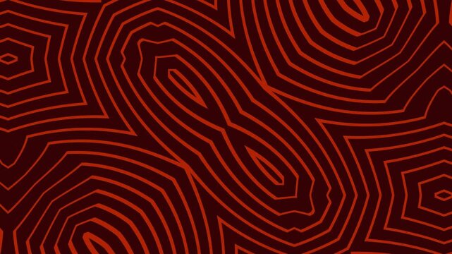 A cyclical animation of a seamless geometric patterns created in the form of an abstraction using a brushcartoon technique in a fantasy style containing elements of lines and bizarre shapes