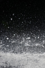 水しぶき　水の造形