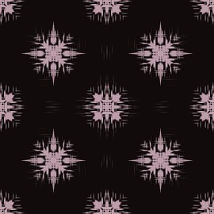 Stars Ikat Seamless Pattern - Beautiful Design Ikat Seamless - Digital Ikat Seamless PAttern