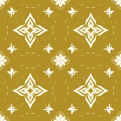 Star is Born Ikat Seamless Pattern - Surface Pattern - Seamless Pattern - Traditional ethnics ikat - Tribal seamless ikat design 
