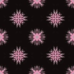 Black Pink Grey Ikat Seamless Pattern - Surface Black and Pink Design Repeatable Pattern - Seamless Pattern - Digital File - Wallpaper ikat