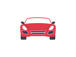 car shape concept for logo design. car icon isolated on white background. illustration of car