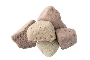 透明背景（png）に発泡ガラスの防犯砂利