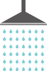 샤워기 일러스트