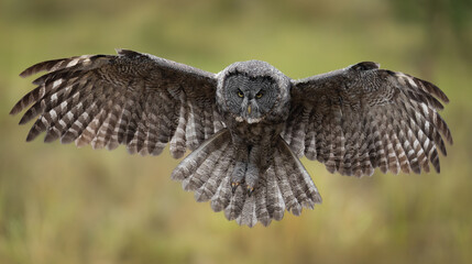 Great grey owl in Canada 