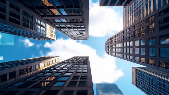 modern office building in the city