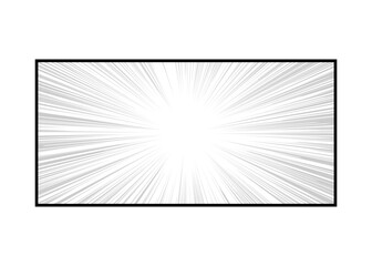 Effect Line Background for Cartoons Pale Gray and White