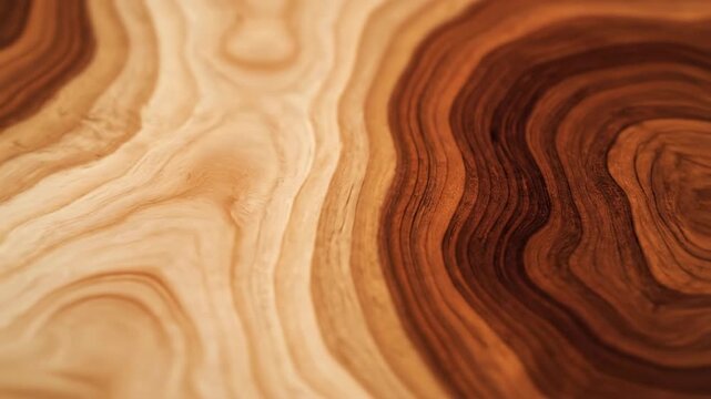 Abstract evolving wood grain patterns creating a hypnotic and organic seamless looping background of natural timber grain patterns creating, motion graphics, digital art