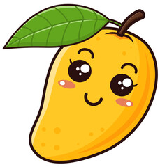 Mango fruit cartoon