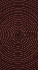 Naklejka premium Close up texture showing numerous smooth, concentric circles in earthy tones, forming a perfect round pattern of many deep layers ,earthy ,depth ,spherical