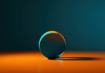 Vibrant orange and deep cyan colors creating a striking complementary contrast background. Abstract graphic design texture ,texture ,palette ,graphic