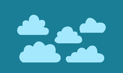 Fototapeta premium vector cloud icon