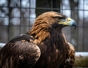 Obraz premium Close-up of a golden eagle