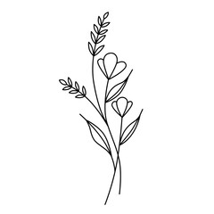 vector illustration of a branch
