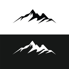 mountain landscape vector illustration