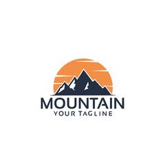 mountain landscape logo