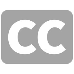 gray silhouette subtitle sign