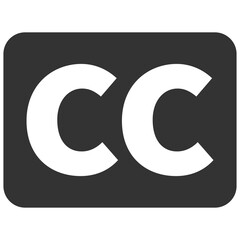 black silhouette subtitle sign