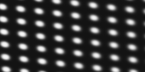 Blurred atomic structure of a crystal, showing the arrangement of atoms isolated on transparent background