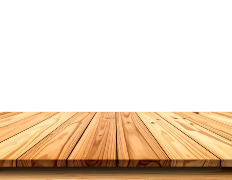 Polished wooden planks fade into an obscure dark background, creating a sense of depth and mystery