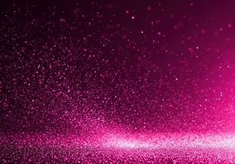 Abstract background featuring a dynamic scattering of bright pink shining particles creating a beautiful sparkle texture ,pink ,background ,reflective