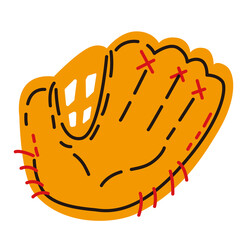 野球のグローブのイラスト