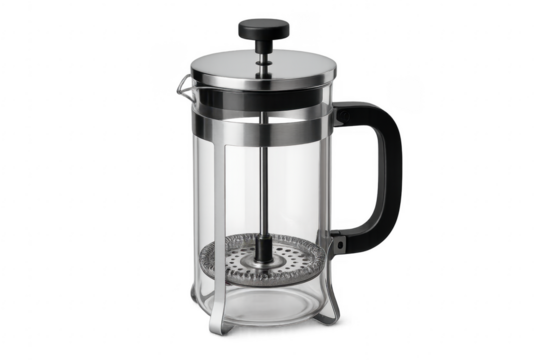 French press coffee maker for brewing espresso