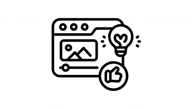 Animated Creative Idea Page