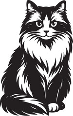 ragdoll_cat_sitting_calmly_detailed_bw.eps