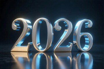 Luxury glowing New Year 2026 background with abstract golden light and festive energy, elegant celebration design in modern vibrant style